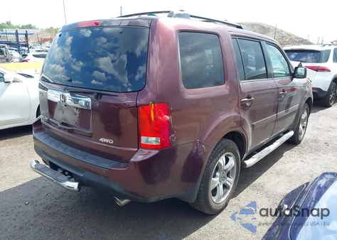 2013 Honda Pilot Exl из США, поврежденный, VIN 5FNYF4H57DB066917
